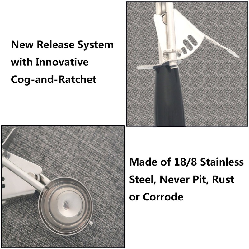 Saebye Cookie Scoop Set, Ice Cream Scoop Set, Multiple Size