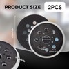 Lotbun 2 x Sanding Discs 125mm Compatible with Bosch Pex