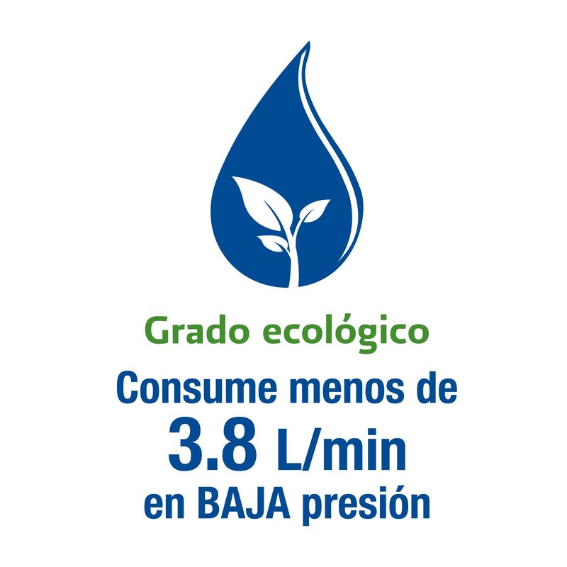 Foset Aero R-201S, Regadera 3-1/4", sin brazo, Aero, cabeza de