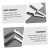 SAFIGLE 2Pcs Stainless Steel Folding Comb for Men Portable Wide