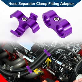 Hihaha Hose Disconnect Clamp Fitting Adapter/Pipe Hose Disconnect Clamp Tool AN8 16 mm Pack of 4 Purple