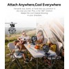 Leeyalan 10000mAh Clip on Fan Rechargeable,2024 Updated,Hangable Fan with Lights