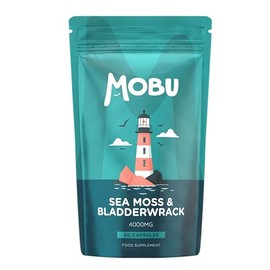 Irish Sea Moss and Bladderwrack - 60 High Strength Capsules - Vegan Friendly - Sustainably Sourced Seamoss Supplement - UK Made - MOBU