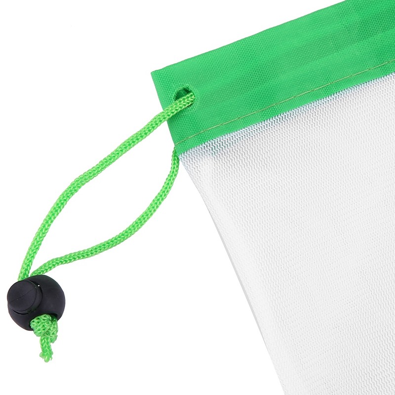 16Pcs Reusable Washable Vegetable Fruit Mesh Bags Storage Pouch with