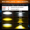 Par Faro Led Exploradoras Laser Lupa Estrobo Moto Auto 70w