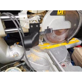 Speedway Saw Dust Redirector Collection Upgrade for DeWalt DW708 Miter Saw 2.65" / 2.25"