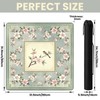 Mocsicka Green Chinoiserie Mahjong Mat 31.5" x 31.5"