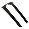 1Pair Rear Window Side Spoilers Gloss Black Air Resistance Reduction