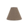 Home Collection by Raghu Newbury Gingham Black Lampshade 14"