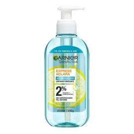Garnier Express Aclara Limpiador Purificante Para Piel Con Tendencia Al Acné 200 ml
