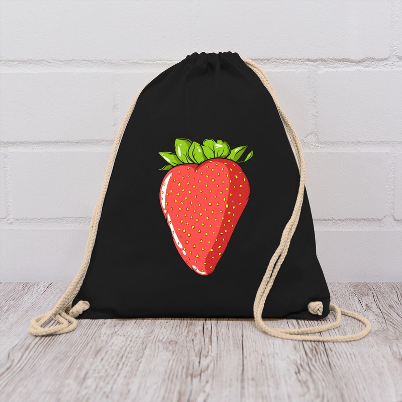 Shirtracer - Gym Bag Backpack - Sayings Statement - Strawberry