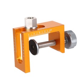 Pocket Hole Jig Kit, Adjustable Woodworking Tools Pocket Dowel Hole Jig System, 10mm Wooden Dowel Drilling Template Set Drill Guide Puncher Locator for Cabinet Door