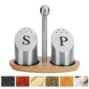 Stainless Steel Condiment Container Pot Seasoning Box Set Spice Pepper
