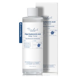 THE LAB BY BLANC DOUX Oligo Ultra-Low Molecular Hyaluronic Acid Deep Moisture Essence Toner Vegan for Sensitive Dry Combination Skin - Hypoallergenic Intense Hydrating Face Moisturizer 17 Fl Oz