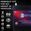 Mighty Max MM-G35 Group 35 12V, 55Ah AGM Replaces Toyota