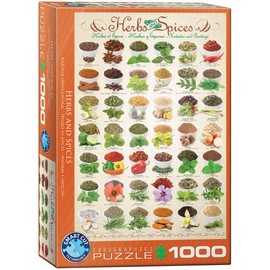 Eurographics 6000-0598 Herbs and Spices Puzzle, Various, 48 x 68 cm