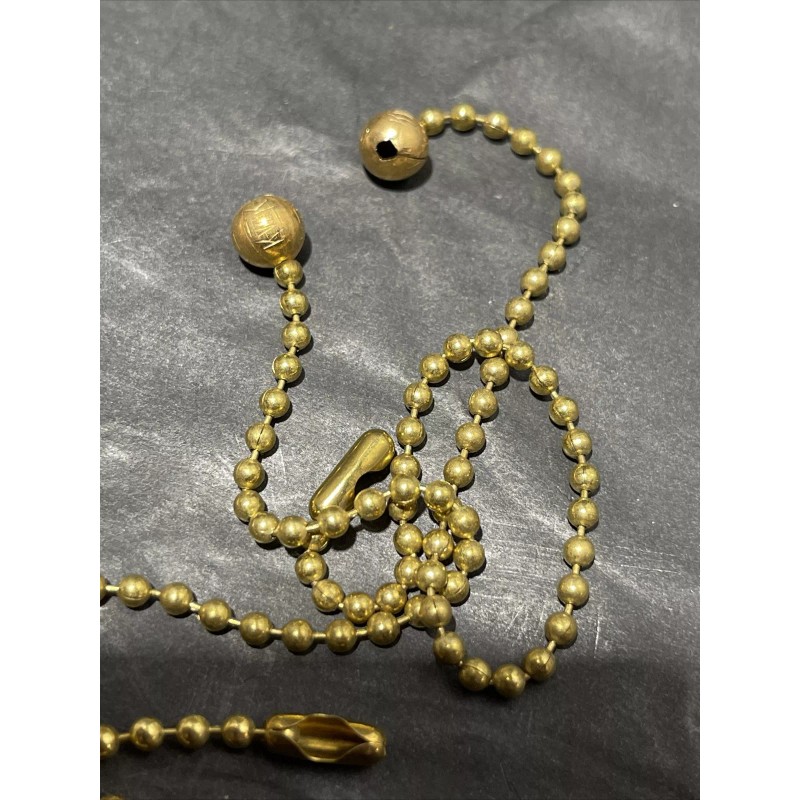 2 PCS Vintage Solid Brass 1/4” Ball with 8inch Brass
