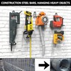 3-H Super Heavy Duty Garage Hooks 6 Pack, One-Piece Construction