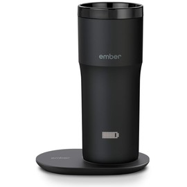 Ember Travel Mug Charging Coaster 2, Wireless Charging for Use with Ember Temperature Control Smart Travel Mug, Black