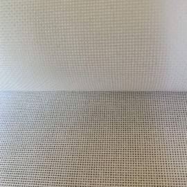 22 Count Cross Stitch Fabric Embroidery Aida Cloth, White, 59"W x 39"L