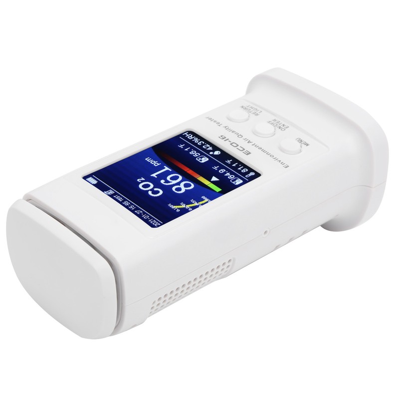 ECO-16 Color Screen CO2 Detector Air Quality Monitor Temperature Humidity