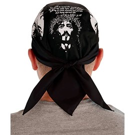 Sparkling EARTH Skull Caps Headwraps Doo Rags Do Rag - John 3:16 Black
