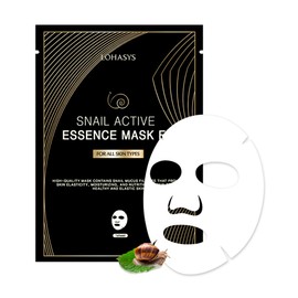 Rohasis LOHASIS Snail Essence Mask 10 sheets x 3/Snail Mask Pack / 로하시스 스네일 에센스 마스크 10매 x 3/달팽이 마스크팩