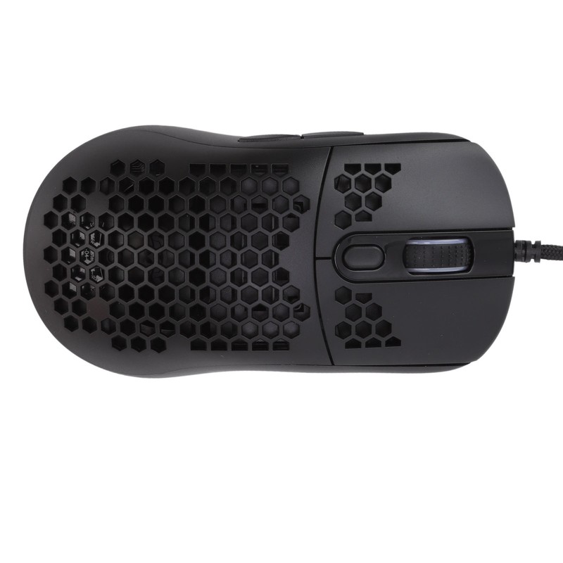 RGB Mouse Cellular Hollow Design Lightweight Wired Backlight 12000DPI 6