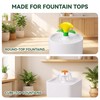 2PCS Cat Fountain Replacement Flower Nozzle Head for Round Cubic
