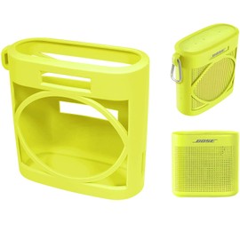 Silicone Cover Skin for Bose SoundLink Color Bluetooth Speaker II, by Alltravel, Full 6 Directions Protection, Customized Skin with Color and Shape Matching (Yellow Citrus)