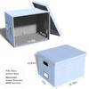 2 Pack File Storage Organizer, Filing Box, Portable File Box