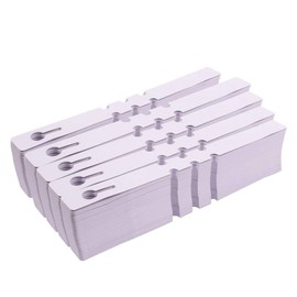1000 Pcs 5 Colors Plastic Plant Hanging Tree Tags Nursery Garden Lables Tags Large Writing Surface,2x20cm(Box of 1000)
