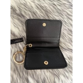 Victoria's Secret Victoria Secret Foldable Soft Credit Card Case Wallet w/ Keychain Black Stud Mix