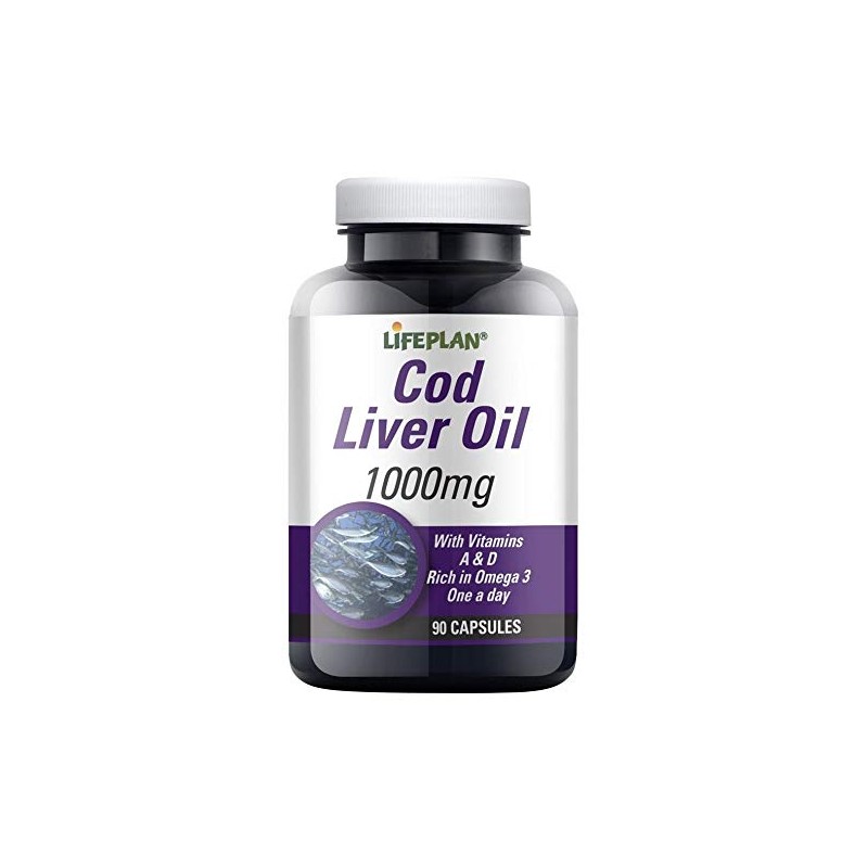 Lifeplan Cod Liver Oil 1000mg 90 Capsules