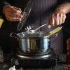 DOITOOL Spaghetti Server Spoon 9.44 Inch Stainless Steel Pasta Spoon