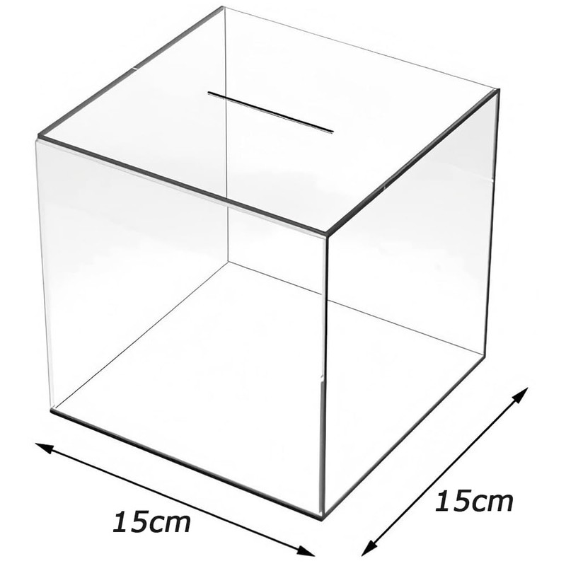 Clear Acrylic Money Saving Box, Unopenable Money Saving Box, Modern