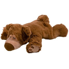 Warmies® Heat Cushion/soft toy “Sleepybear Soft Toy Brown” Millet Lavender Filling 35 cm, 700 g