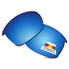 Bwake Replacement Lenses for Oakley Unstoppable Sunglasses OO9191 - Ice Blue POLARIZED