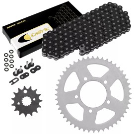 Suzuki Black O-Ring Drive Chain & Sprockets Kit for Suzuki VZ800 Marauder 800 1997-04