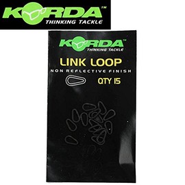 Korda Link Loop - 15 Ringe für Karpfenmontagen, Rig Rings für Karpfenrigs, Ringe zum Karpfenangeln