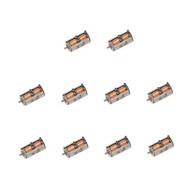 Acxico 10Pcs DC 5V 2-Phase 4-Wire Micro Mini Ultra-Tiny 4mm Precision Stepper Motor DIY