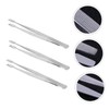 IWOWHERO Stainless Steel Stamp Tweezer 3pcs Set Precision Nipper for