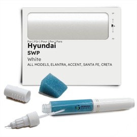 Genuine Colors Paint Pen White SWP for Hyundai Elantra Accent Santa FE Creta