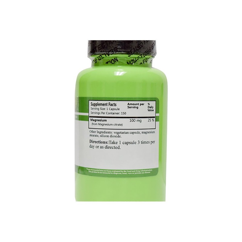 Daily Manufacturing Magnesium Citrate, 150 Vegetarian Capsules