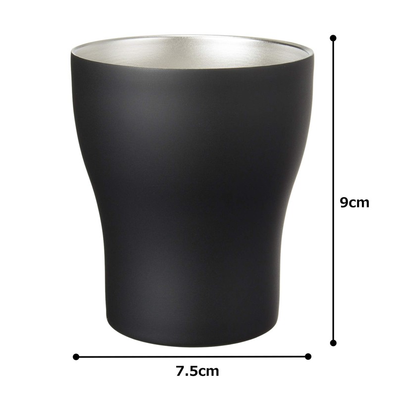Apex Heart BA-1340 Pair Double Wall Cup with Non-Melting Ice