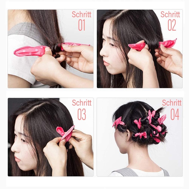 Premium Pack of 20 Hair Rollers for Long and Short