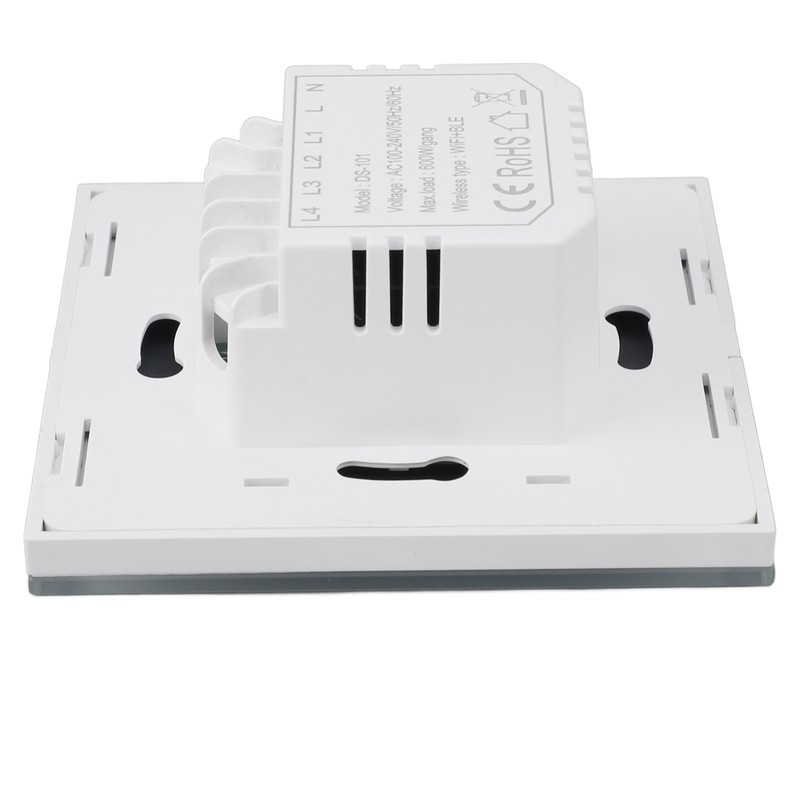 WiFi Smart Wall Light Switch Glass Panel Bluetooth Voice Control