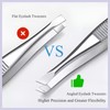 Lash Applicator Tools Set, DIY Cluster Eyelashes, Angled Lash Tweezers