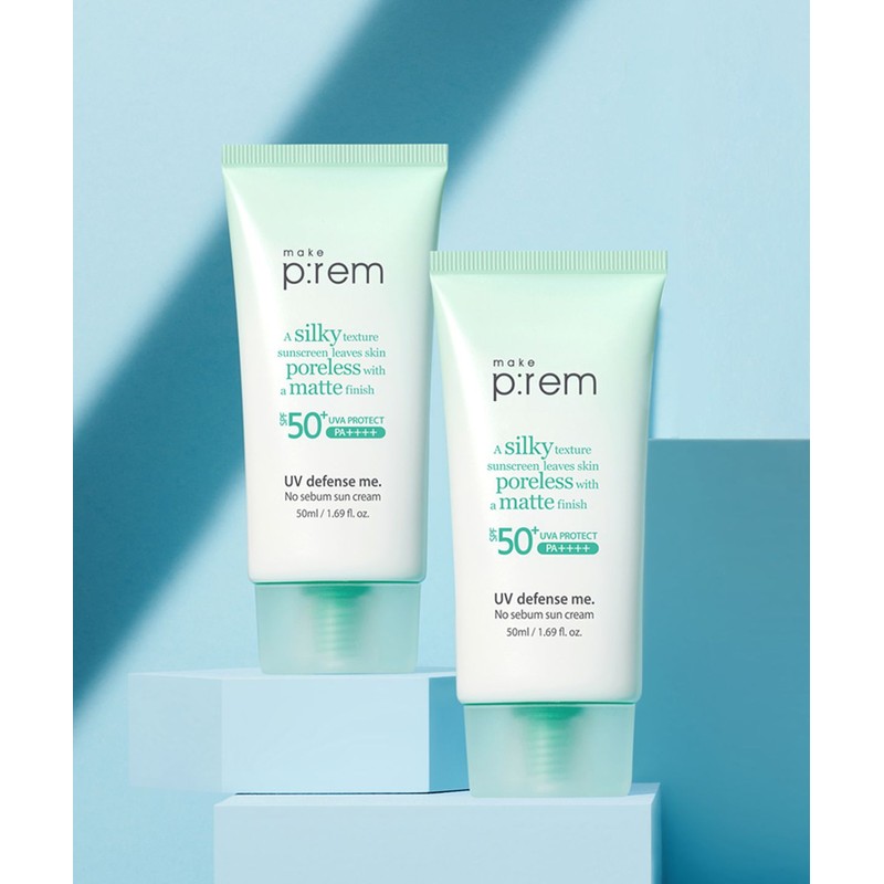 Makeprem [2 pieces] UV Defense No-sebum Sunscreen 50ml