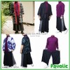 Favolic Hakama Pants, Kimono Style, Wide Pants, Japanese Design, Bi-Color,